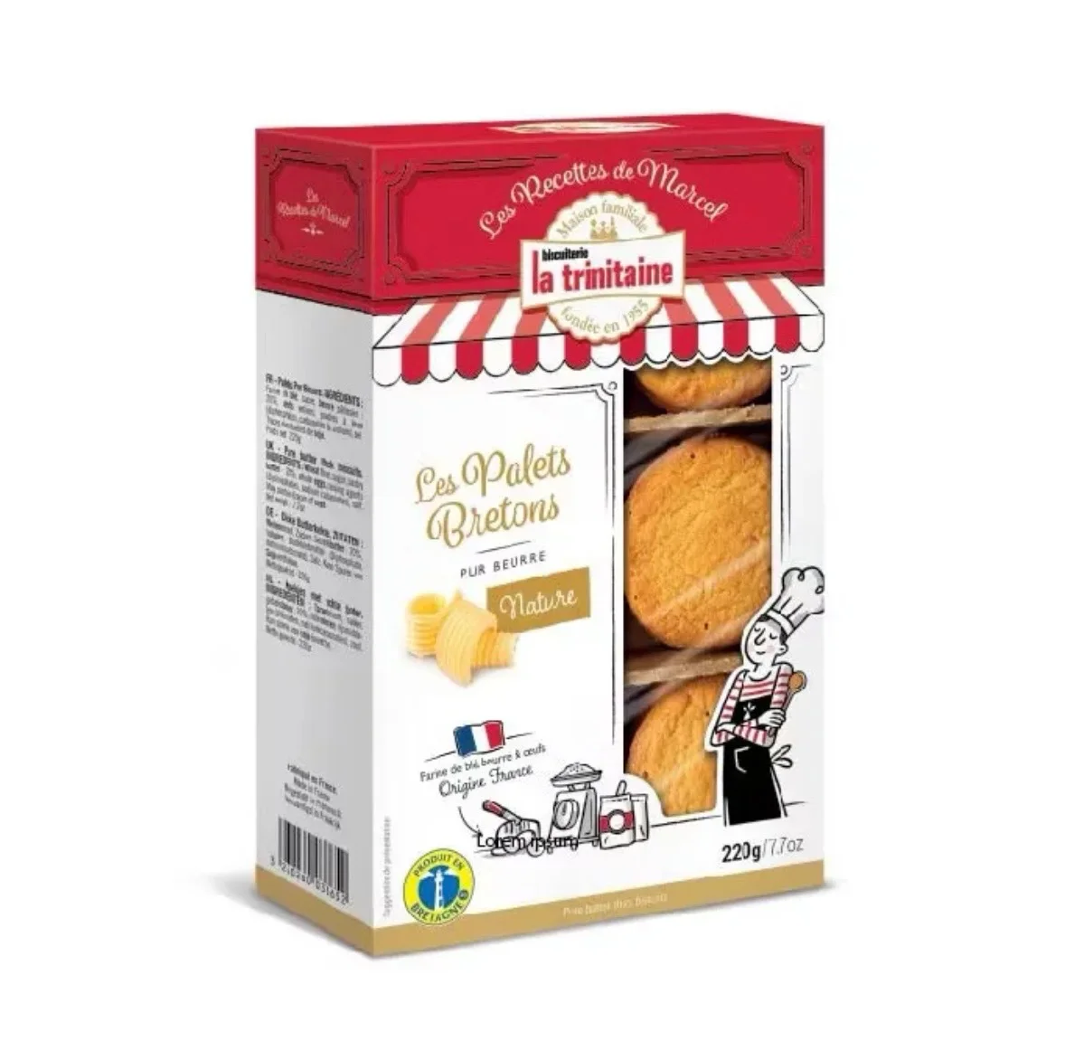 Breton Butter Palets Nature — Épicurien French Bakery Bangkok